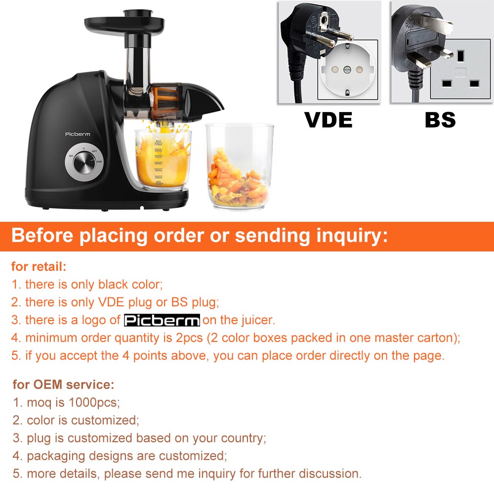 2026-Black Horizontal Slow Jui - Kitchen Appliances Wholesale ulasan dan harga