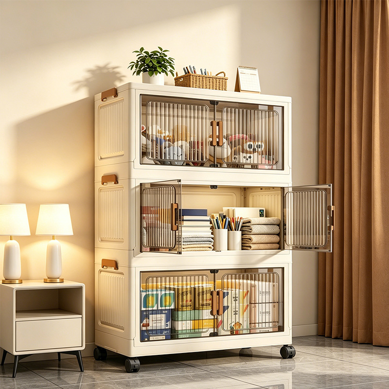 Lemari Penyimpanan Lipat 3/4/5 - Kitchen Appliances Cabinet ulasan dan harga