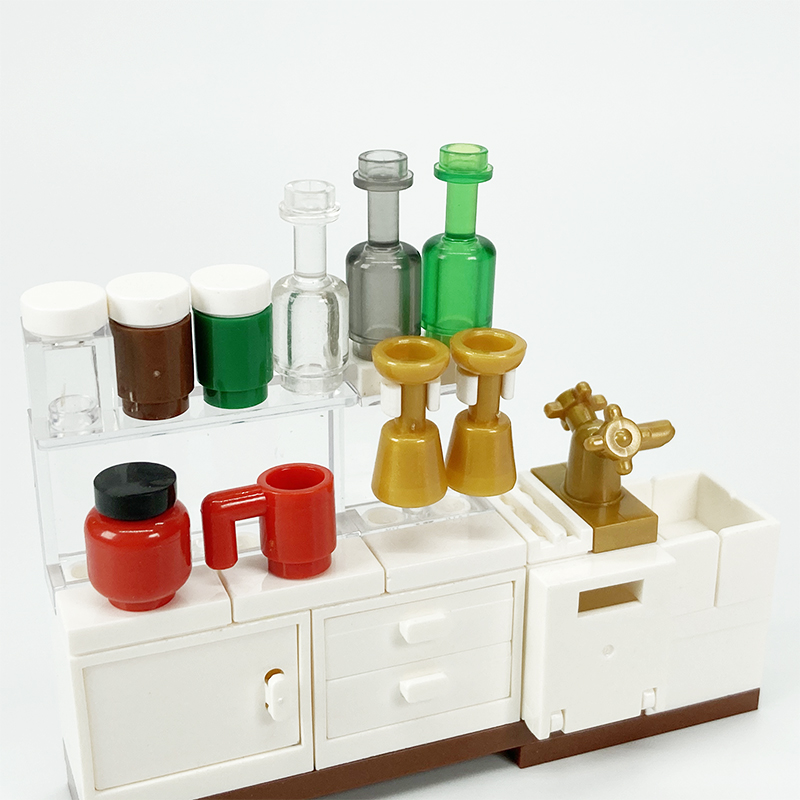 MOC block mainan kreatif peral - Kitchen Appliances Toys ulasan dan harga