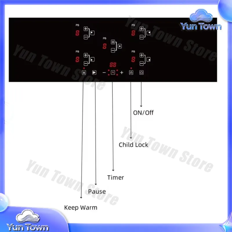 Kompor Listrik 5 Tungku untuk  - Kitchen Appliances Wholesale ulasan dan harga