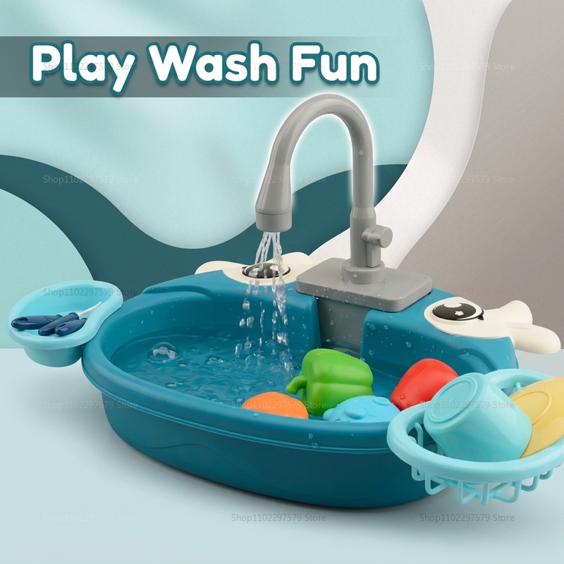 Mainan Wastafel Air Interaktif - Kitchen Appliances Toys ulasan dan harga